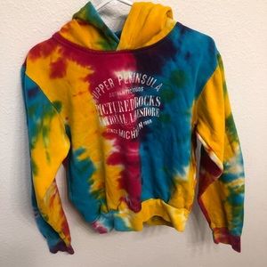 Tye Dye UP Michigan Sweatshirt